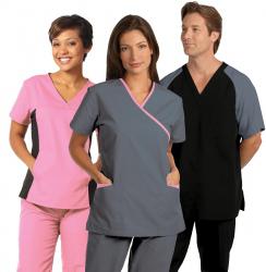 Healthcare Scrubs - Side Flex Tunic, Cross-Over Tunic & Unisex Scrub